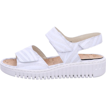 Waldläufer Sandalette 955001-124 HIPPO in Weiß