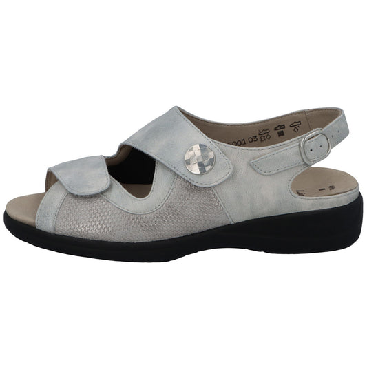 Solidus Sandalette 73500 Lia - Weite H in Grau