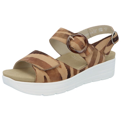 Solidus Sandalette 48022 Greta - Weite G in Braun