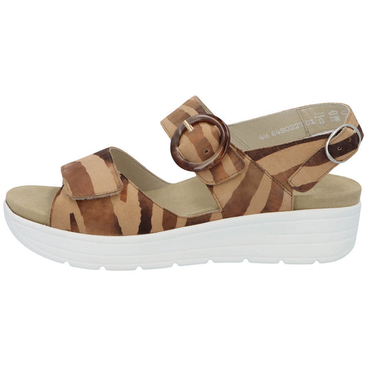 Solidus Sandalette 48022 Greta - Weite G in Braun