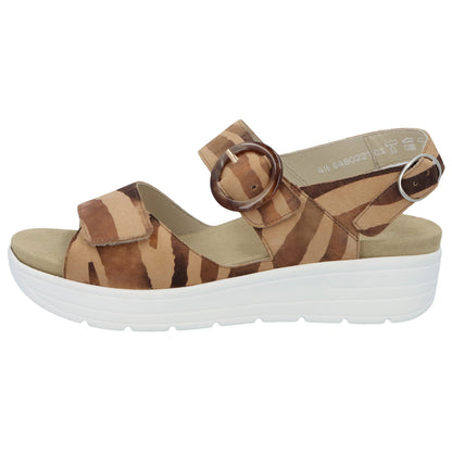 Solidus Sandalette 48022 Greta - Weite G in Braun