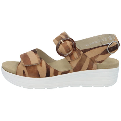 Solidus Sandalette 48022 Greta - Weite G in Braun