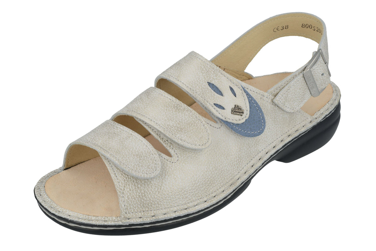 Finn Comfort Sandalette 02557-903095 SALONIKI in Beige