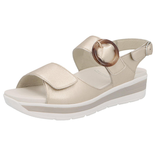 Solidus Sandalette 48022 Greta - Weite G in Beige