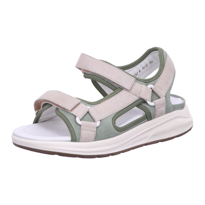 Solidus Sandalette 38047 00000017892523 VELOUR/SUEDE avocado/sava in Beige