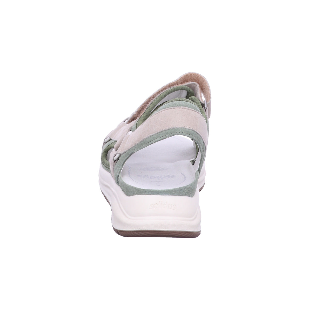 Solidus Sandalette 38047 00000017892523 VELOUR/SUEDE avocado/sava in Beige