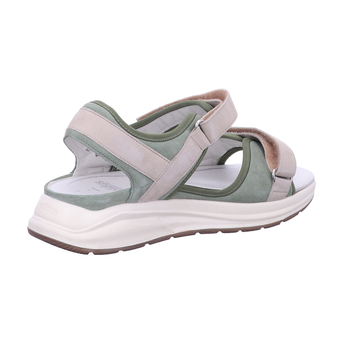 Solidus Sandalette 38047 00000017892523 VELOUR/SUEDE avocado/sava in Beige