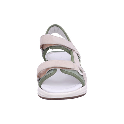 Solidus Sandalette 38047 00000017892523 VELOUR/SUEDE avocado/sava in Beige