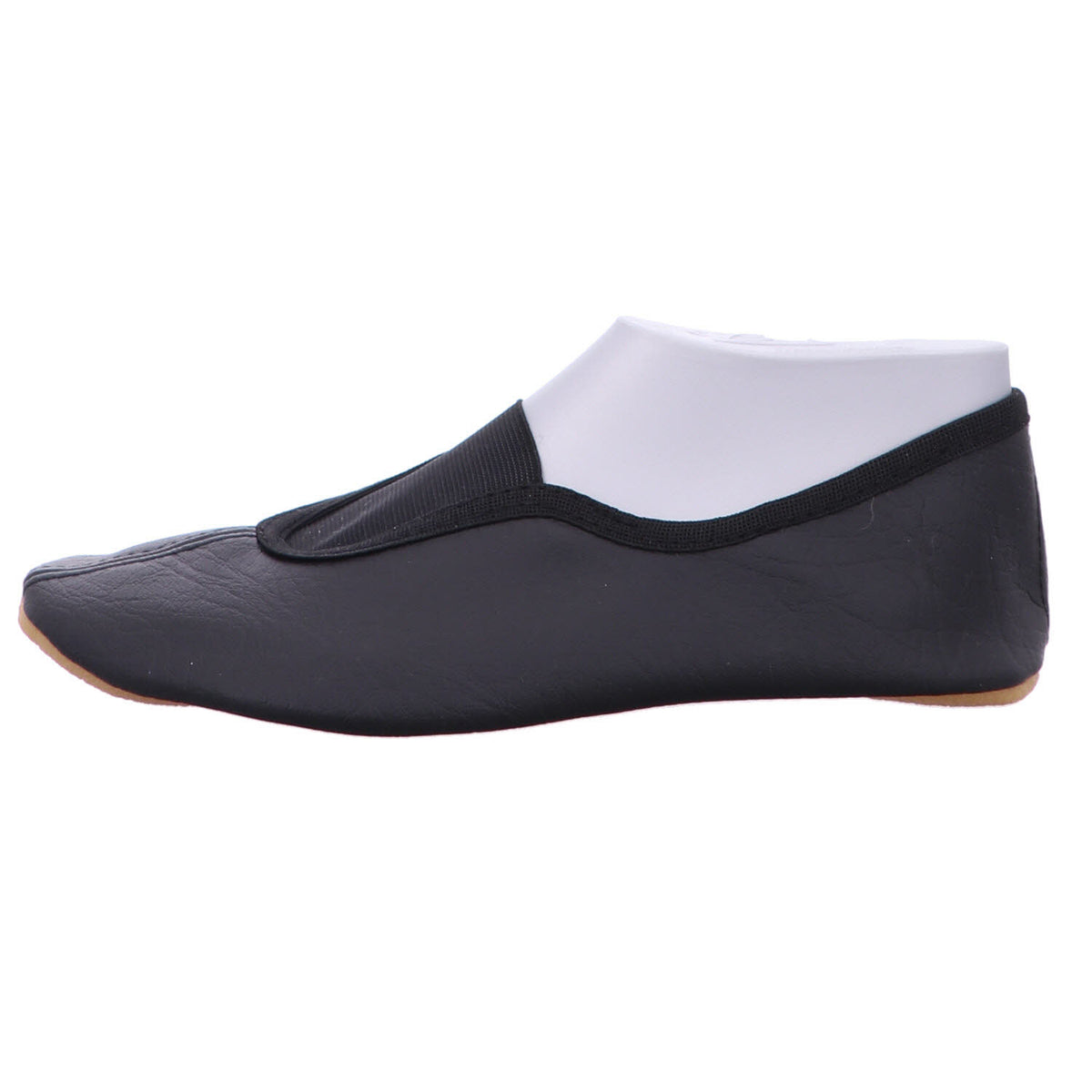 Beck Gymnastikschuh 020 Schläppchen, Kunstleder, Ristgummi in Schwarz