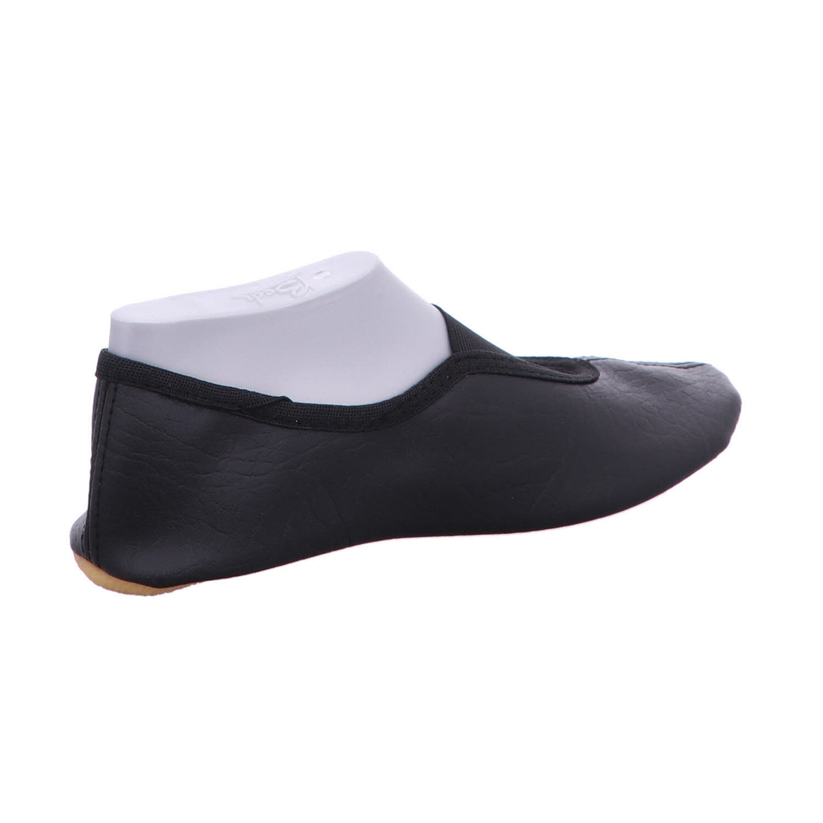 Beck Gymnastikschuh 020 Schläppchen, Kunstleder, Ristgummi in Schwarz