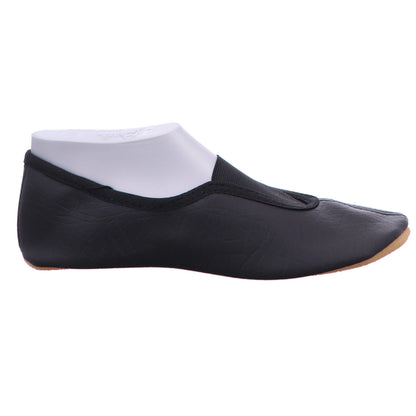 Beck Gymnastikschuh 020 Schläppchen, Kunstleder, Ristgummi in Schwarz