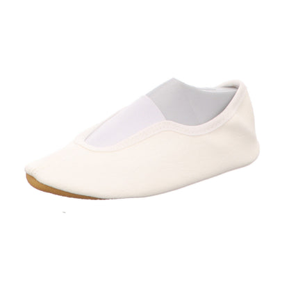 Beck Gymnastikschuh 020 Schläppchen, Kunstleder, Ristgummi in Weiß