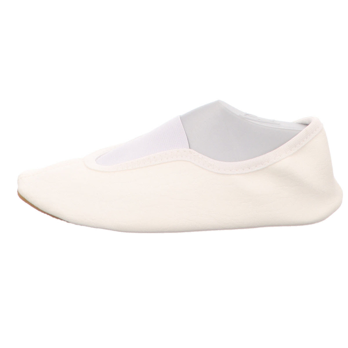 Beck Gymnastikschuh 020 Schläppchen, Kunstleder, Ristgummi in Weiß