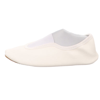 Beck Gymnastikschuh 020 Schläppchen, Kunstleder, Ristgummi in Weiß