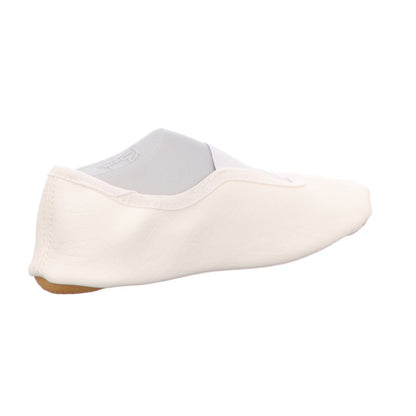 Beck Gymnastikschuh 020 Schläppchen, Kunstleder, Ristgummi in Weiß