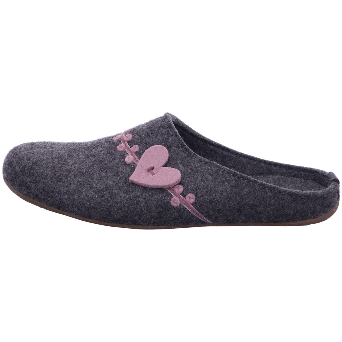 Haflinger Hauschhuh 483142 Everest Coeur in Grau