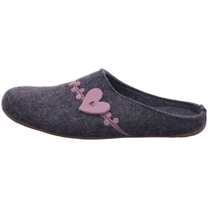 Haflinger Hauschhuh 483142 Everest Coeur in Grau