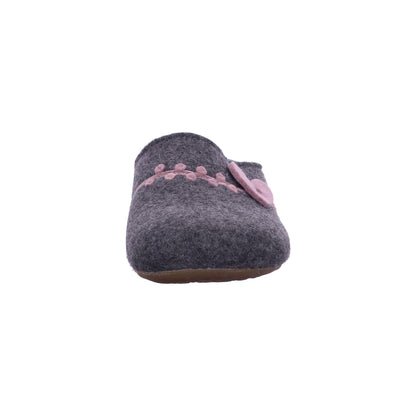 Haflinger Hauschhuh 483142 Everest Coeur in Grau