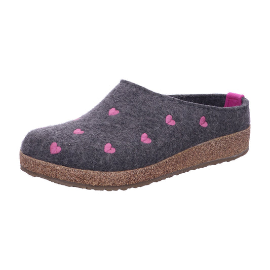 Haflinger Hauschhuh 741031 Grizzly in Grau