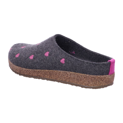 Haflinger Hauschhuh 741031 Grizzly in Grau