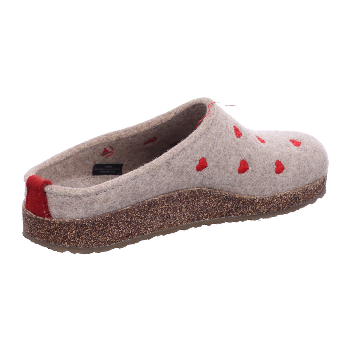 Haflinger Hauschhuh 741031 Grizzly Cuoricini in Beige