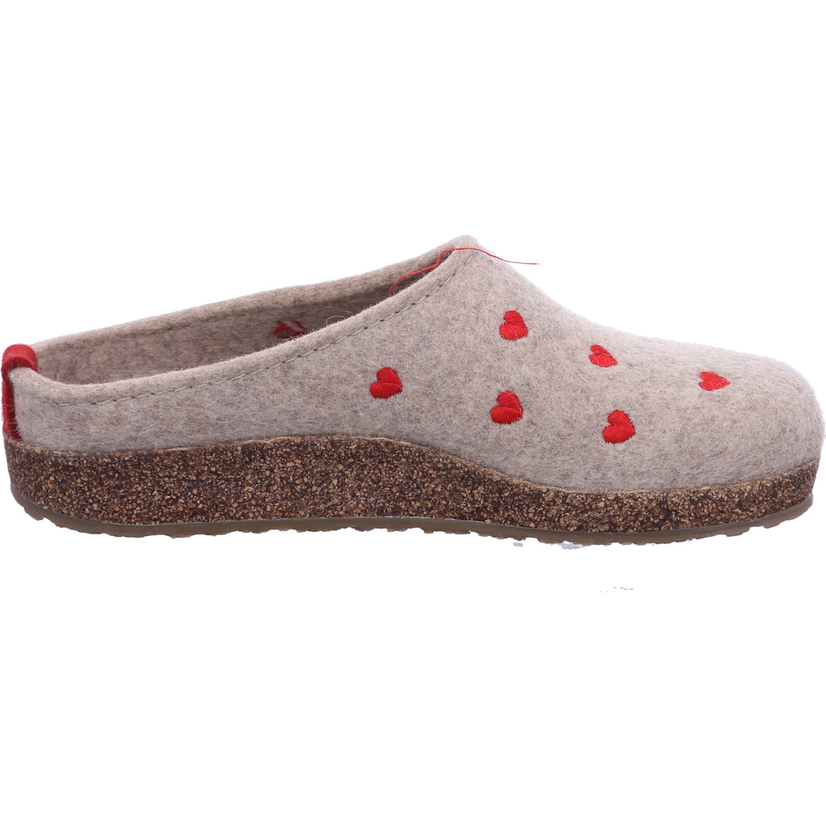 Haflinger Hauschhuh 741031 Grizzly Cuoricini in Beige