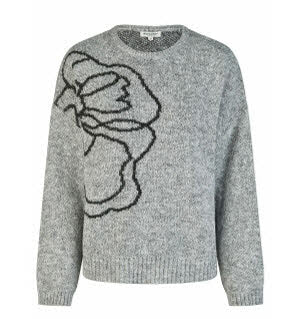 Broadway  55004933 SWEATER - comfort fit in frost grey