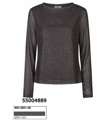 Broadway  55004889 T-SHIRT - regular fit in grey leo