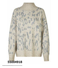 Broadway  5504918 SWEATER - comfort fit in warm sand leo