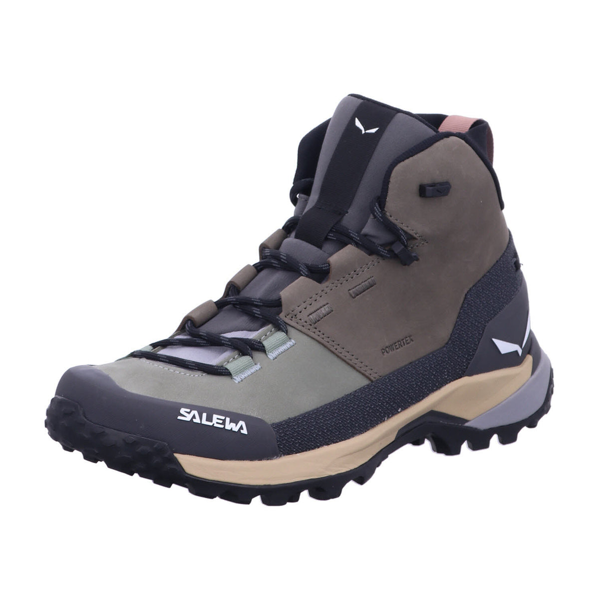Salewa Wanderschuh 61460 PUEZ LEATHER MID PTX W in Beige