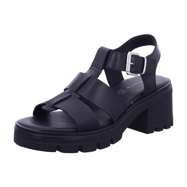 Tamaris 1-28703-46-003 Da.-Sandalette BLACK LEATHER - Bild 1