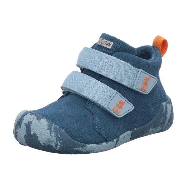 Affenzahn 01493 20151 Lauflerner Übergangsschuh Leder Talky Ha Blau, GrÂn - Bild 1