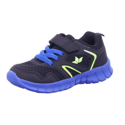 | Jungen Schuh VS | Lico Volk schwarz/blau/lemon 590485 | | Sportschuhe Kinder Skip