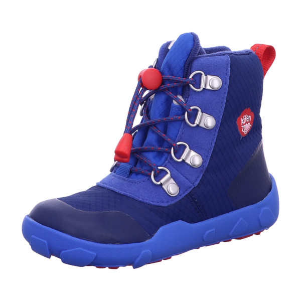 Affenzahn 01489-30119 Winterstiefel Vegan Discovy Wal Rot, Blau - Bild 1