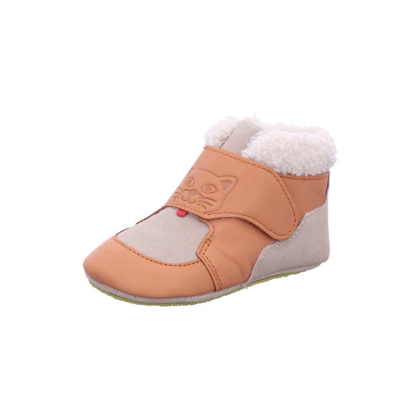 Affenzahn 01490 70109 Krabbelschuh Leder Growy Katze Braun - Bild 1
