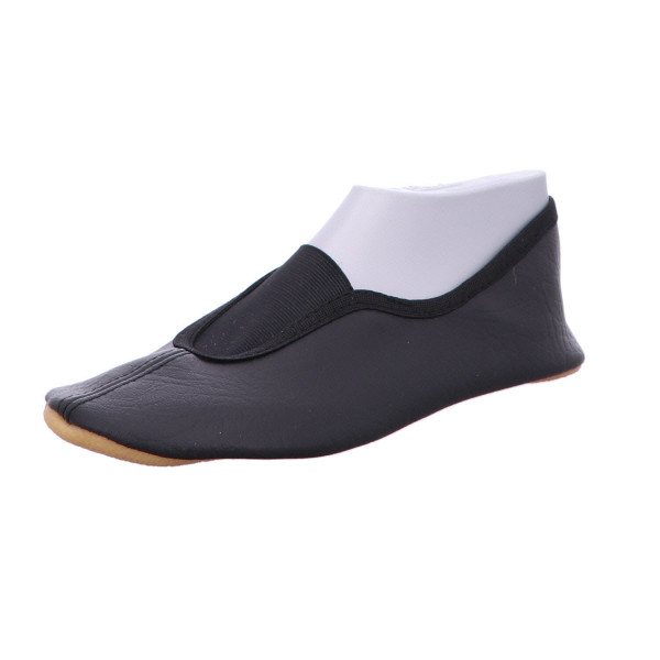 Beck 020 02 Schläppchen, Kunstleder, Ristgummi schwarz - Bild 1