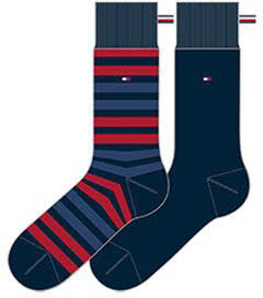 Tommy Hilfiger 472001001 085 TH MEN DUO STRIPE SOCK 2P tommy original