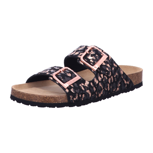 Tamaris 1-27523-46-090 Da.-Pantolette BLACK/LEOPARD - Bild 1