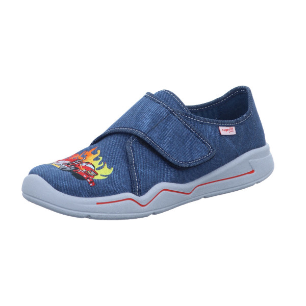 Superfit 1-800111 8210 Sandale Synthetik \\ FUSSBETTPANTOFF BLAU/GRÜN - Bild 1