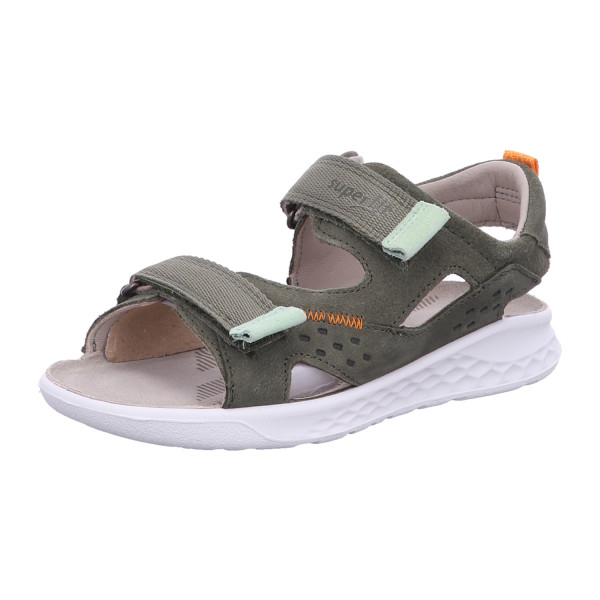 Superfit 1-001041-7010 Sandale Leder \\ LAGOON MIDI GRÜN/ORANGE - Bild 1