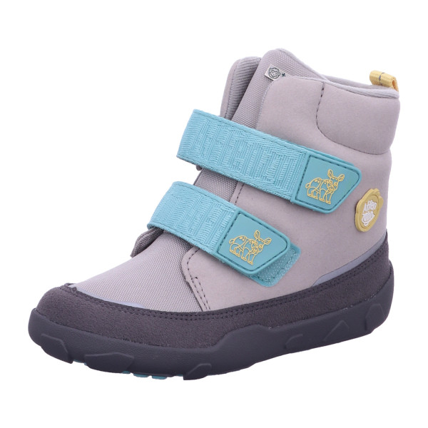 Affenzahn 01249-80151 Winterstiefel Vegan Comfy Nashorn TÂrkis, Grau - Bild 1