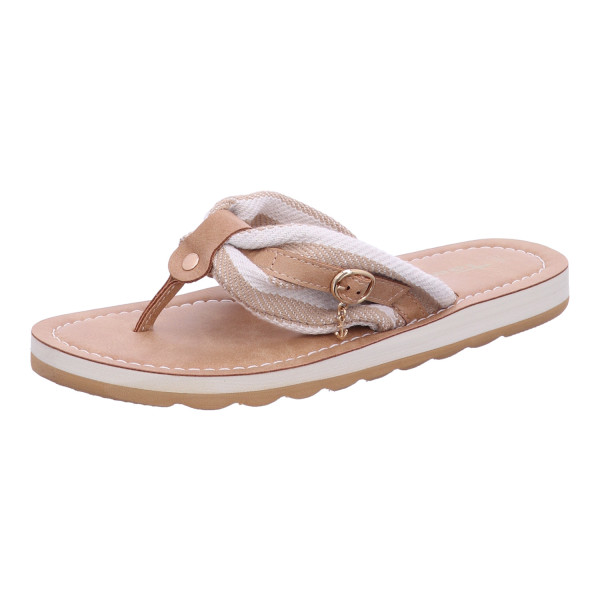 Tamaris 1-27149-46-410 Da.-Pantolette BEIGE STRIPES - Bild 1