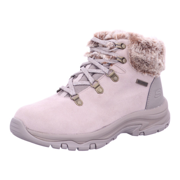 Skechers 167178 TPE Lace Up Faux Fur Cuff Boot W/ beige - Bild 1