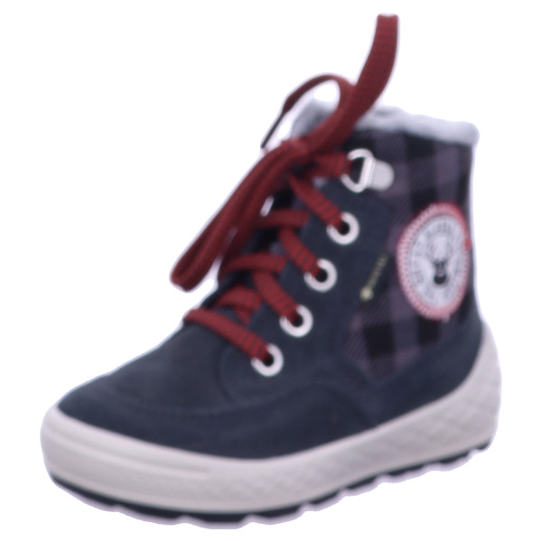 Superfit 1-106318-2010 Stiefelette Leder \\ GROOVY 2.0 GRAU/ROT - Bild 1