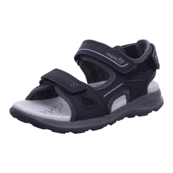 Superfit 1-000583 0010 Sandale Synthetik \\ CRISS CROSS SCHWARZ/GRAU - Bild 1