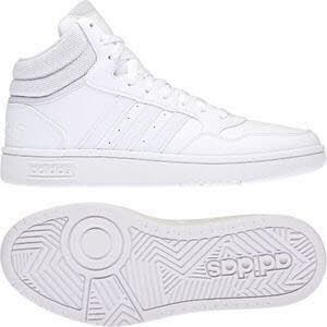 adidas GW5457 HOOPS 3.0 MID W,FTWWHT/FTWWHT/ FTWWHT/FTWWHT/DSHGRY