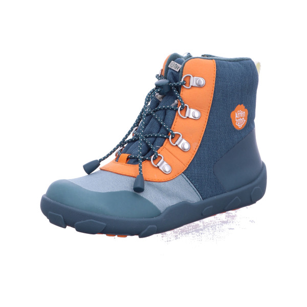 Affenzahn 01489-20151 Winterstiefel Vegan Discovy Hase GrÂn, TÂrkis - Bild 1