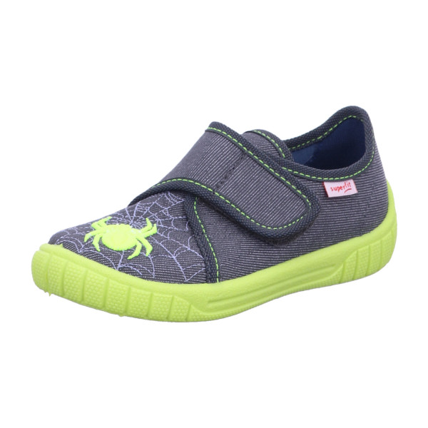 Superfit 1-000271-2110 Hausschuh Textil \\ BILL GRAU/GELB - Bild 1