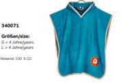 Playshoes 340071 Poncho Dschungel petrol - Bild 1