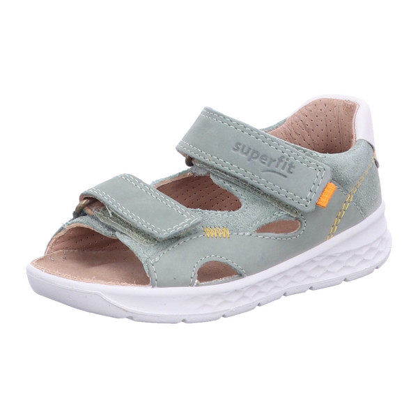 Superfit 1-000510-7500 Sandale Leder \\ LAGOON HELLGRÜN/ORANGE - Bild 1